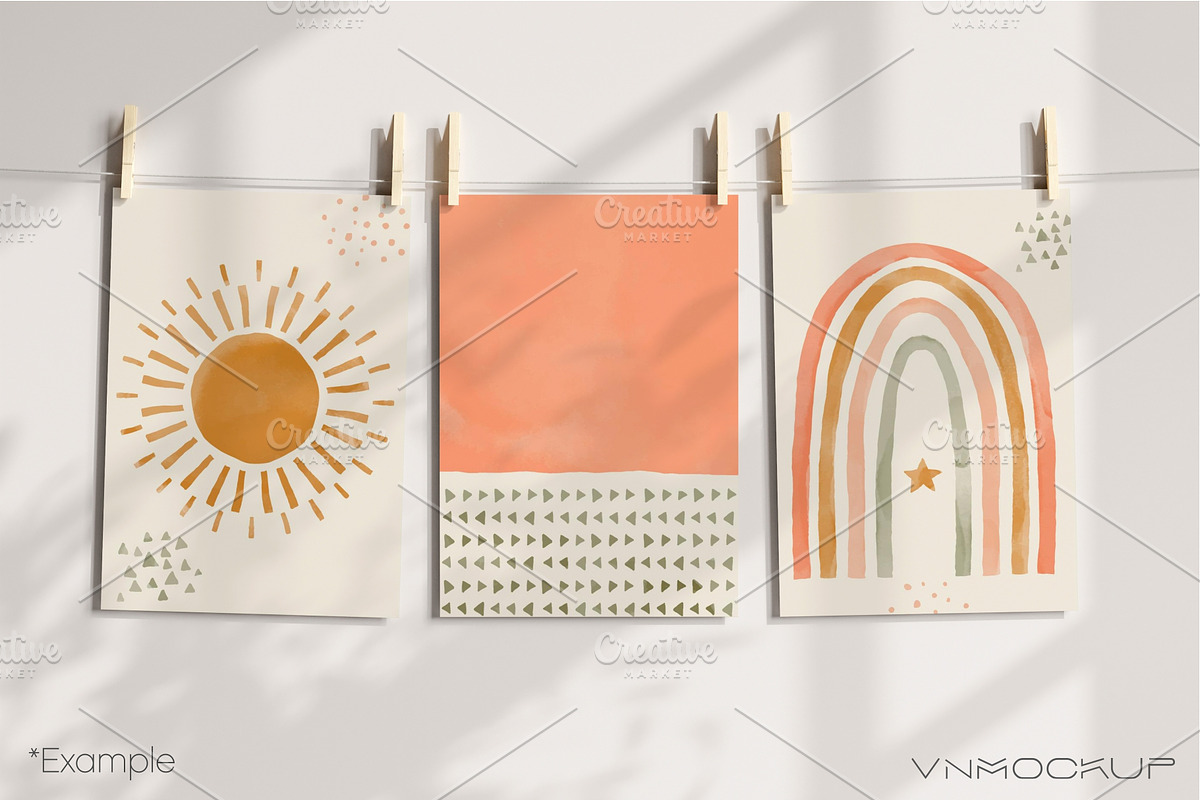 Paper Mockup Bundle - 10 Mockups, a Print Template by VNmockup (Photo 3 of 8)