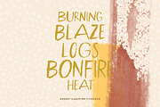 Desert Campfire Font, a Font by Eva Black Design (Thumbnail 2 of 3)