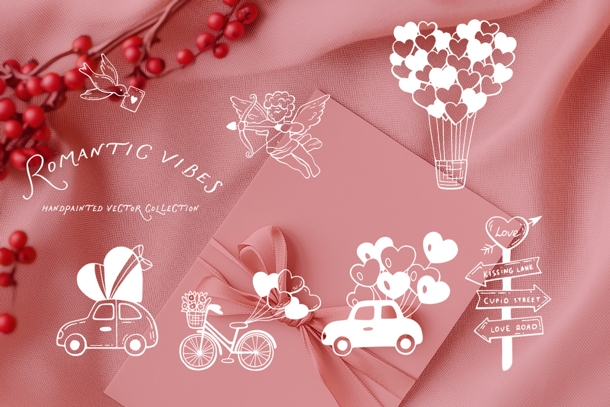 Whimsical Set Romantic Vibes, an Object Graphic by ViktoriyaD (Photo 2 of 19)