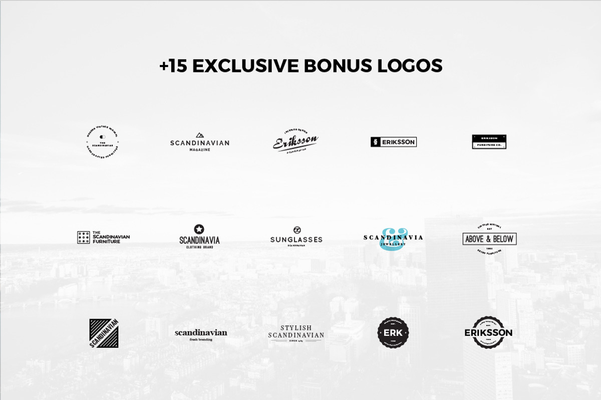 [44% OFF] 365 Minimal Logos Bundle, a Branding & Logo Template by Mats-Peter Forss (Photo 6 of 14)