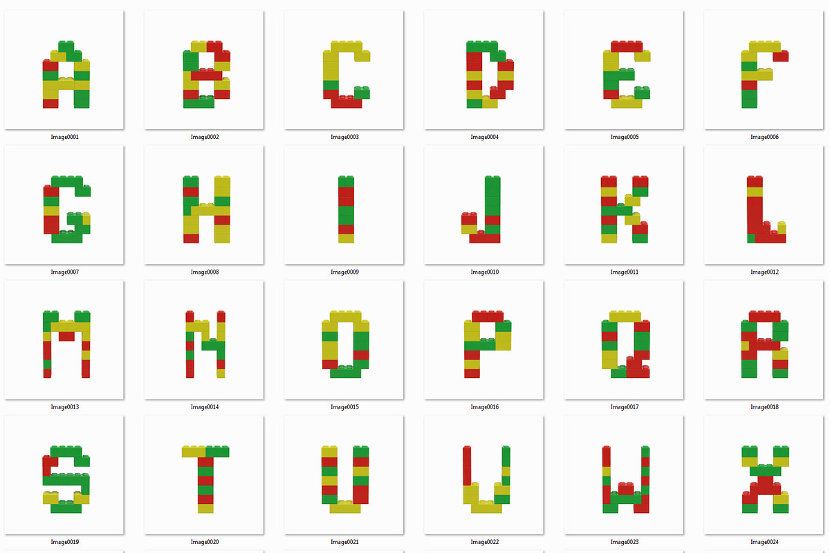 Toy Bricks 3D Lettering, a Graphic by TVartworks (Photo 9 of 13)