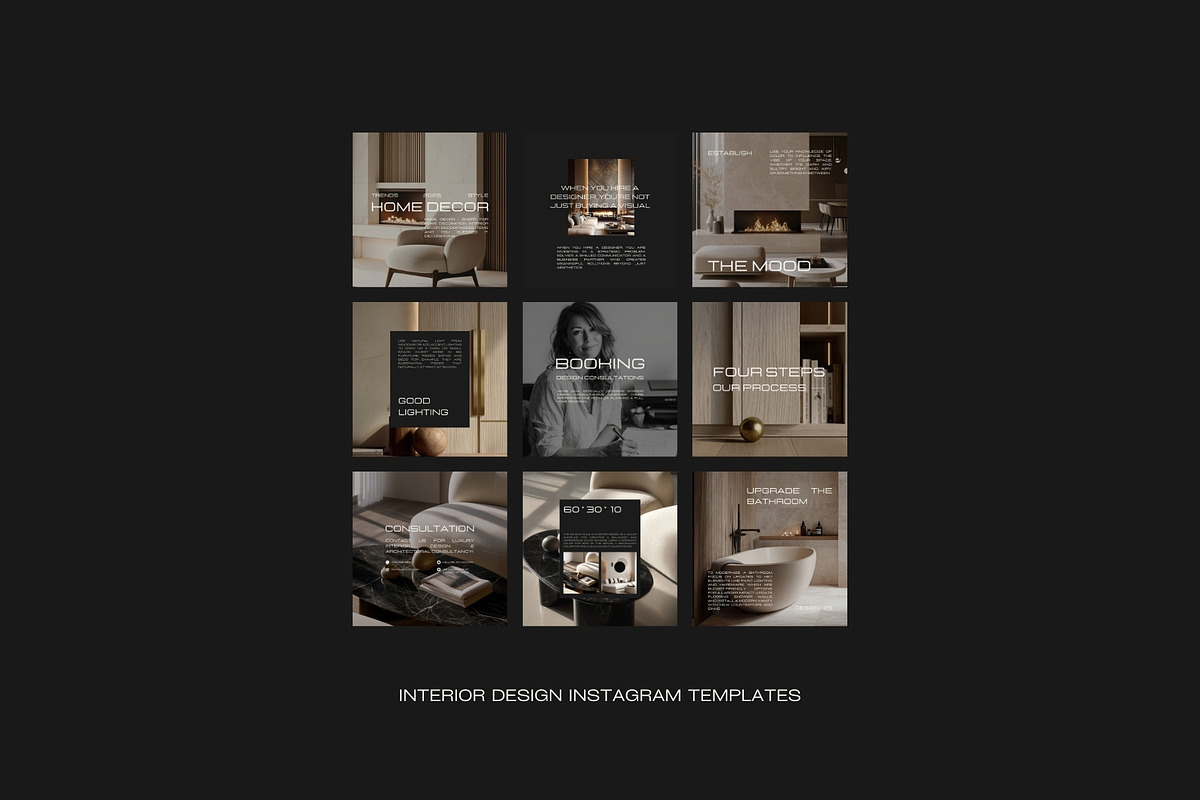 Interior Design Instagram Bundle III, a Social Media Template by Instprofi | Studio Estimo (Photo 13 of 49)