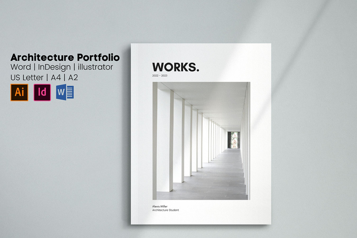 Architecture Portfolio Template, a Presentation Template by Templits (Photo 1 of 10)