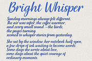 Bright Whisper Modern Font Duo Sans, a Sans Serif Font by cocodesign (Thumbnail 2 of 7)