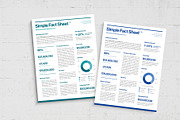 Simple Factsheet Template, a Flyer Template by BrandPacks (Thumbnail 3 of 5)