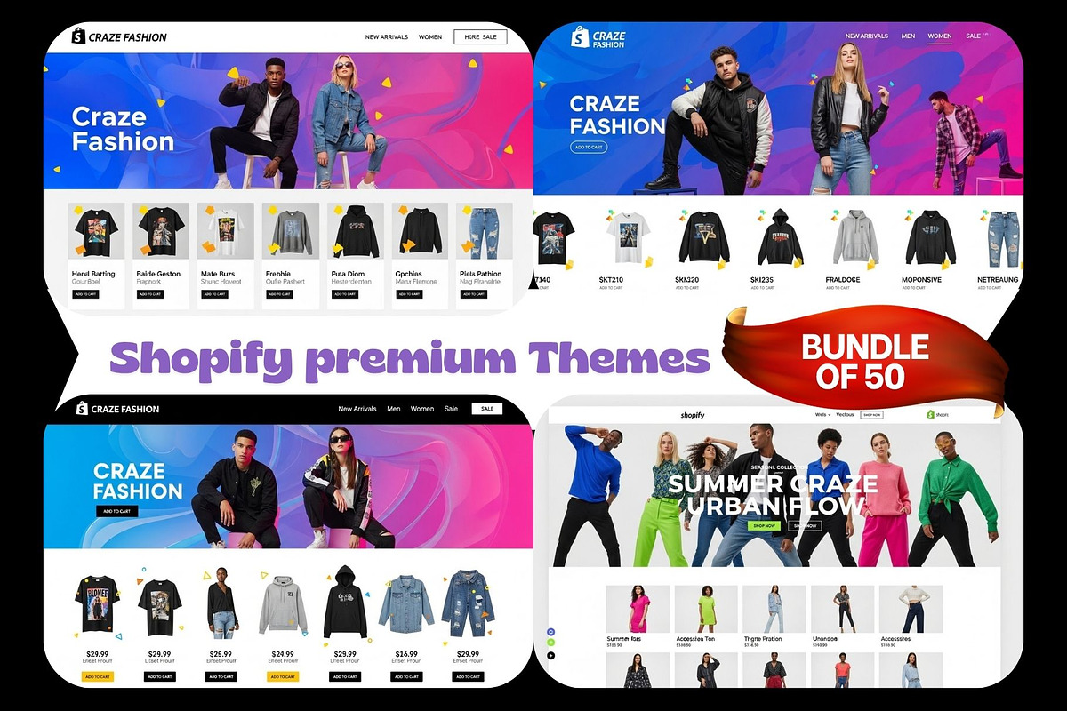 50 Modern E‑Commerce SHOPIFY THEMES, a Shopify Template by Crox Studio | Digital (Photo 51 of 59)