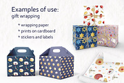 Hanukkah Jewish Watercolor Clipart, a Seasonal Illustration by Elena Malgina Clipart (Thumbnail 9 of 11)