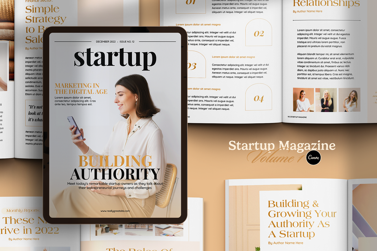 Three Magazines Bundle, a Magazine Template by Creatif Foundry (Photo 4 of 10)