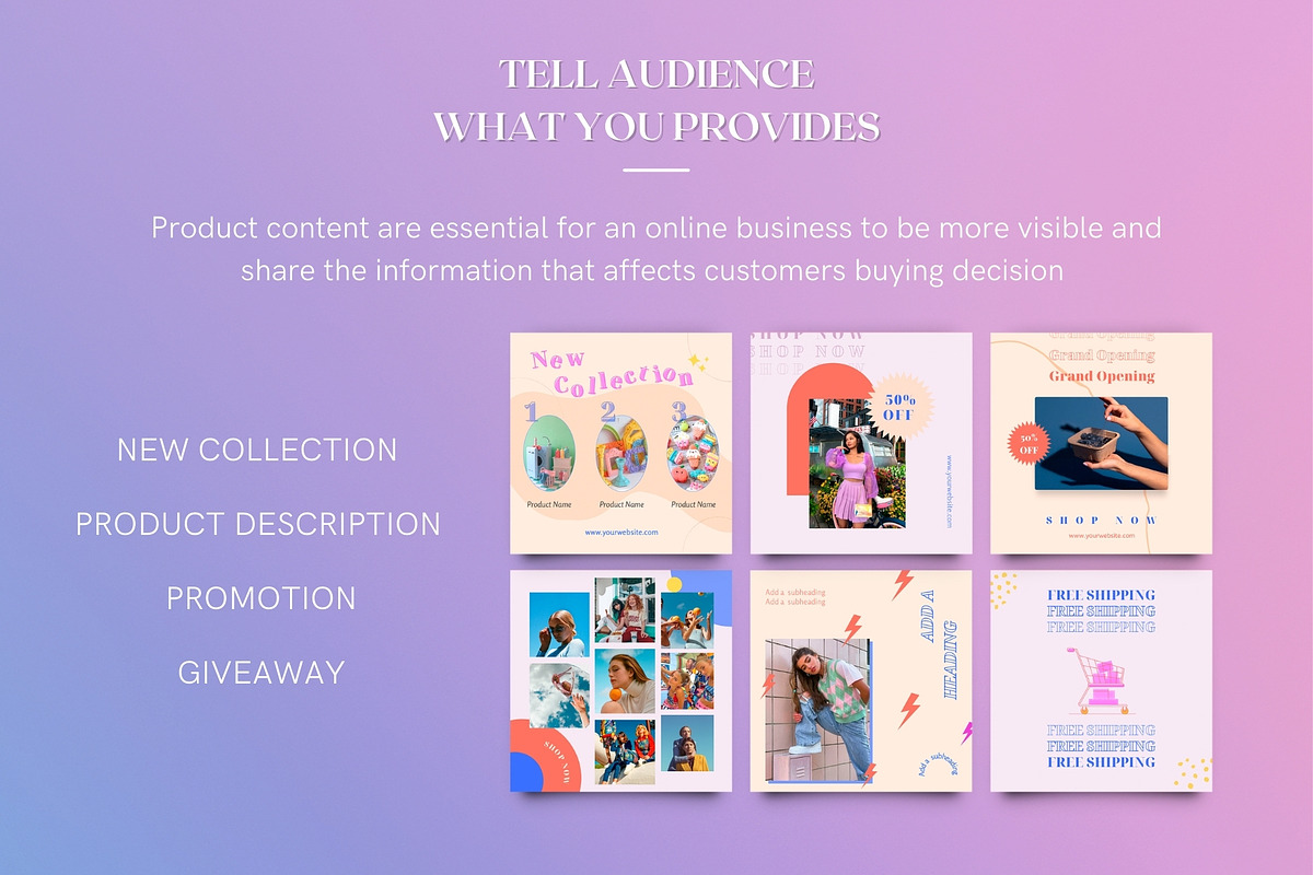 50% OFF Instagram Bundle| Canva, a Social Media Template by DesignbySamVN (Photo 6 of 10)