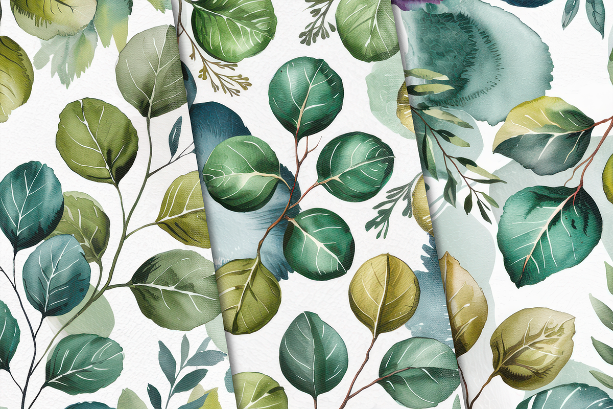 Artistic Eucalyptus, a Background Graphic by Curve Design (Photo 7 of 7)