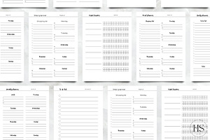 Minimalist CANVA Planner Templates