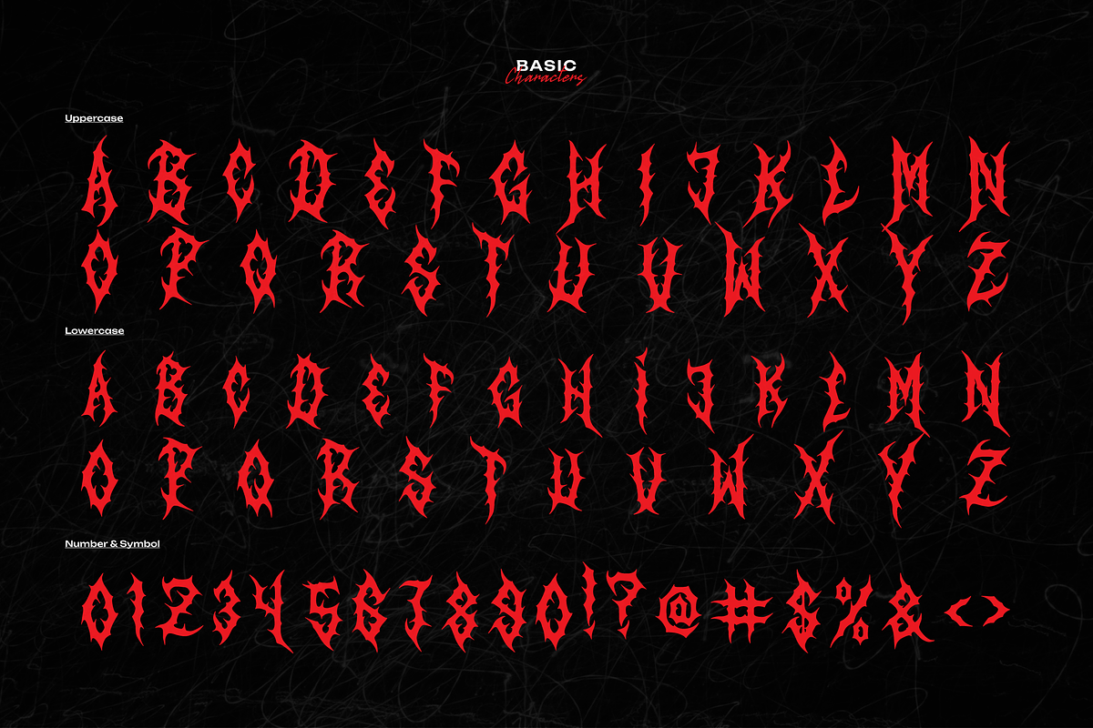 BlekMary | Black Metal Font, a Blackletter Font by Denustudios (Photo 9 of 12)