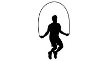 An energetic Jump Rope Silhouette, an Illustration by Amazin_art (Thumbnail 18 of 31)