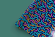 Color bright retro seamless patterns, a Pattern Graphic by ExpressShop (Thumbnail 3 of 6)