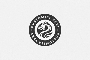 Customisable Dragon Logo, a Templates & Theme by Samantha Logue