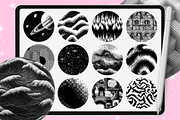 Procreate Pixel texture brushes, a Brush Add-On by Revabrush (Thumbnail 4 of 7)