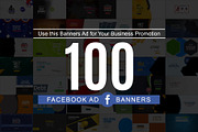 100 Facebook Adsense Banners PSD, a Social Media Template by mwsart (Thumbnail 1 of 2)