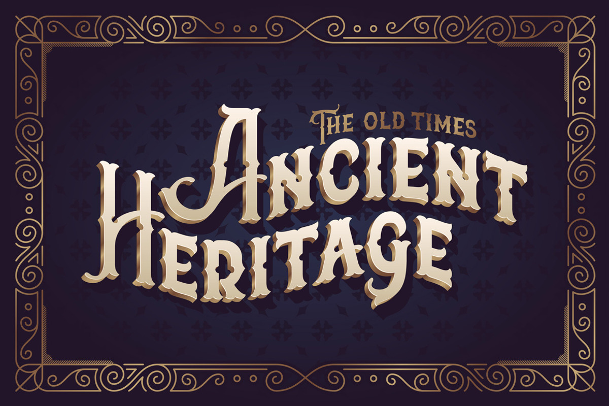 The Far Kingdoms font preview 2