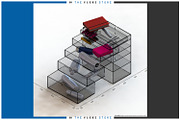 5 Drawer Makeup Organizer #01, a 3D by TPS Digital Assets (Thumbnail 7 of 10)