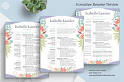 Floral Resume | Creative CV Template, a Resume Template by The Art of Resume (Thumbnail 5 of 8)