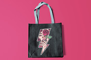 beautiful woman holding rose flower, a Person Illustration by gunaonedesign (Thumbnail 4 of 4)