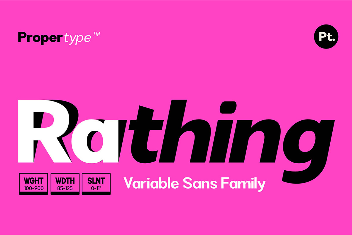 Rathing, a Sans Serif Font by Propertype (Photo 1 of 15)