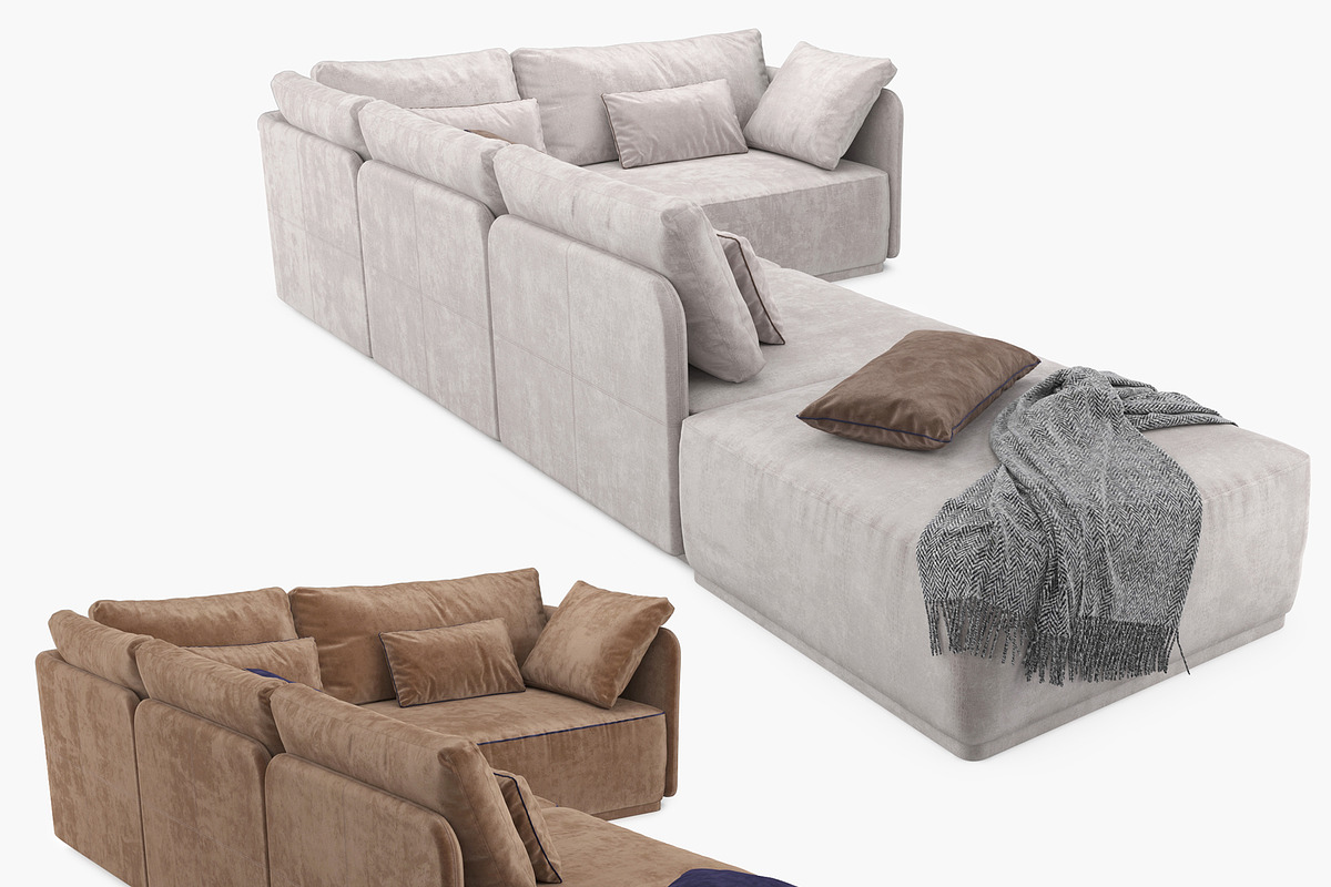 sofa SMANIA Beverly, a Furniture 3D Model by Alartimodels (Photo 7 of 13)
