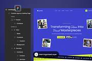 Creative Agency Landing Page, a Landing Page Template by SLAB! Design (Thumbnail 2 of 4)