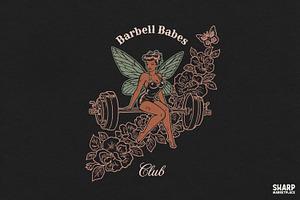Barbell Babes Club Retro Fitness