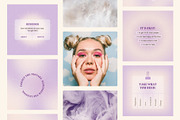 Canva Purple Beige Dreams Instagram, a Social Media Template by Alice Store (Thumbnail 2 of 8)