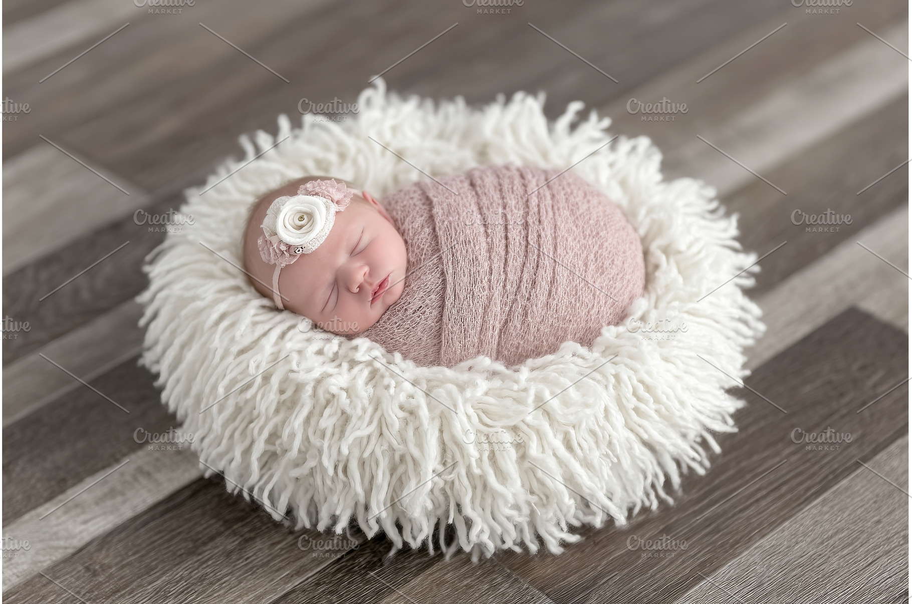 A newborn baby girl is gently placed, a Person Photo by ZinetroN
