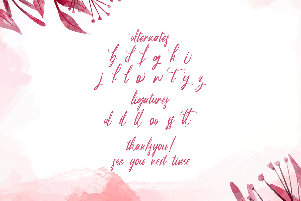 Partiny Agathi - Handwritten Font, a Script Font by StringLabs (Photo 10 of 10)