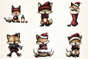 Whimsical Fox Clipart, an Illustration by DreamCafeArt (Thumbnail 5 of 7)