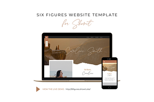 6 Figures Showit Website Template