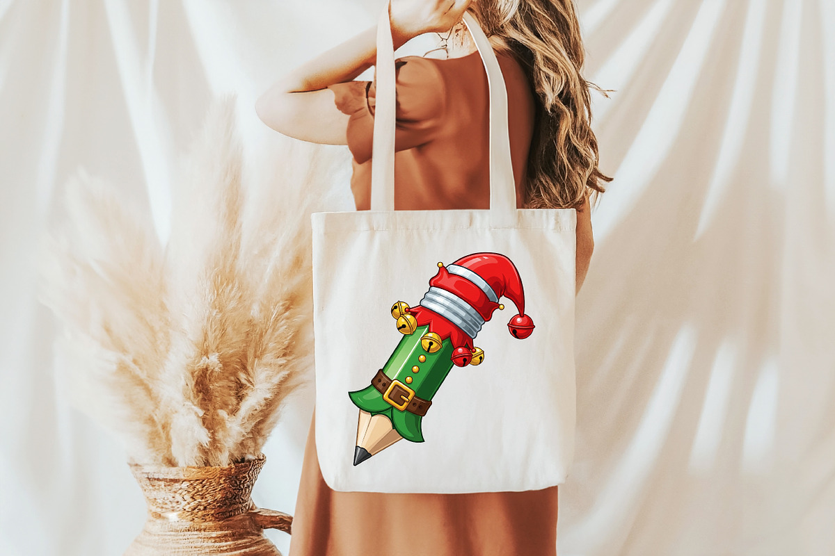 Christmas Elf Pencils png, an Illustration by Libby Wishes (Photo 3 of 6)