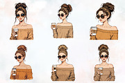 Mothers Day Women Clipart, an Illustration by RobertsArt (Thumbnail 5 of 7)