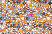 Retro Groovy Flowers Collection, an Illustration by cafelab_store (Thumbnail 5 of 5)