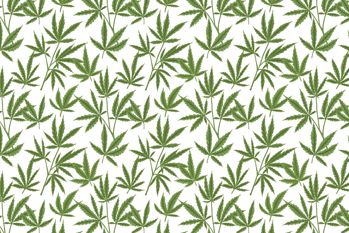 Cannabis seamless pattern, a Pattern Graphic by Good Studio (Photo 2 of 5)