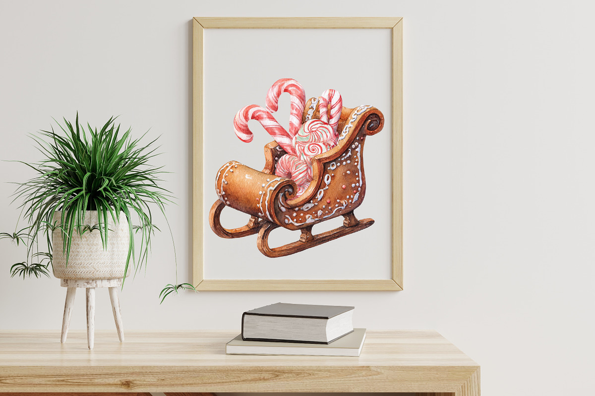 Gingerbread Clipart Bundle, an Illustration by Libby Wishes (Photo 7 of 7)