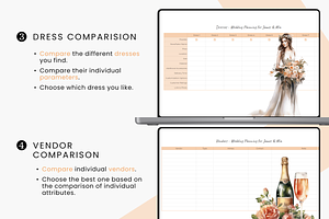 Wedding Planner Bundle Spreadsheet