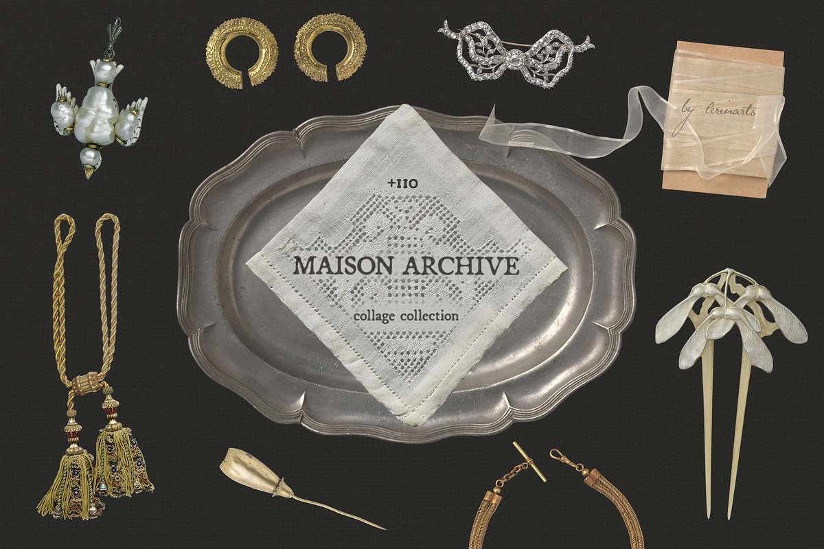 Maison Archive Collage Collection, an Object Graphic by lerinartstudio (Photo 2 of 11)
