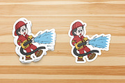 Firefighter Mascot Illustration Set, an Object Graphic by Judsart (Thumbnail 4 of 4)