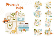 City Map Creator 250+ elements, an Animal Illustration by Very Berry Studio (Thumbnail 9 of 17)