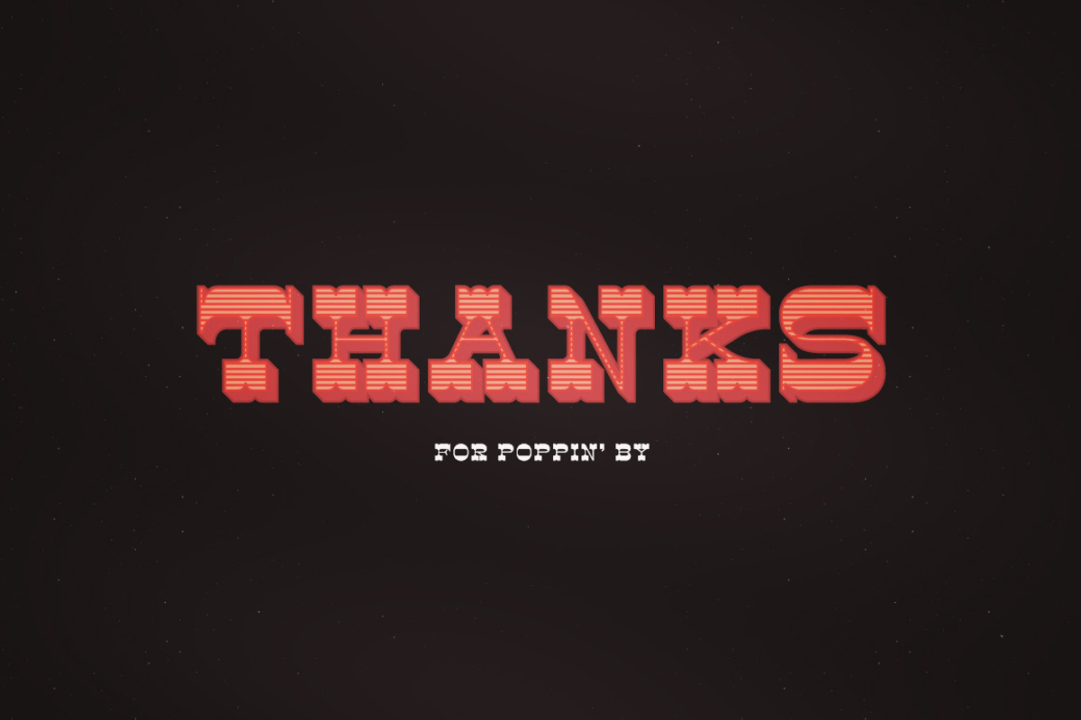 Slab Serif font Circus Freak, a Slab Serif Font by Itsmesimon (Photo 10 of 12)