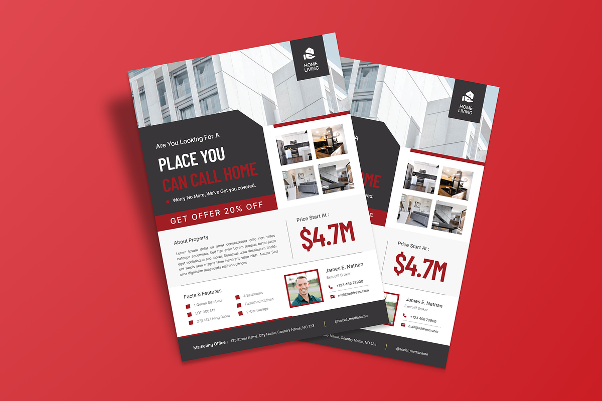 Real Estate Marketing Flyer, a Flyer Template by MMPixelCraft (Photo 5 of 5)