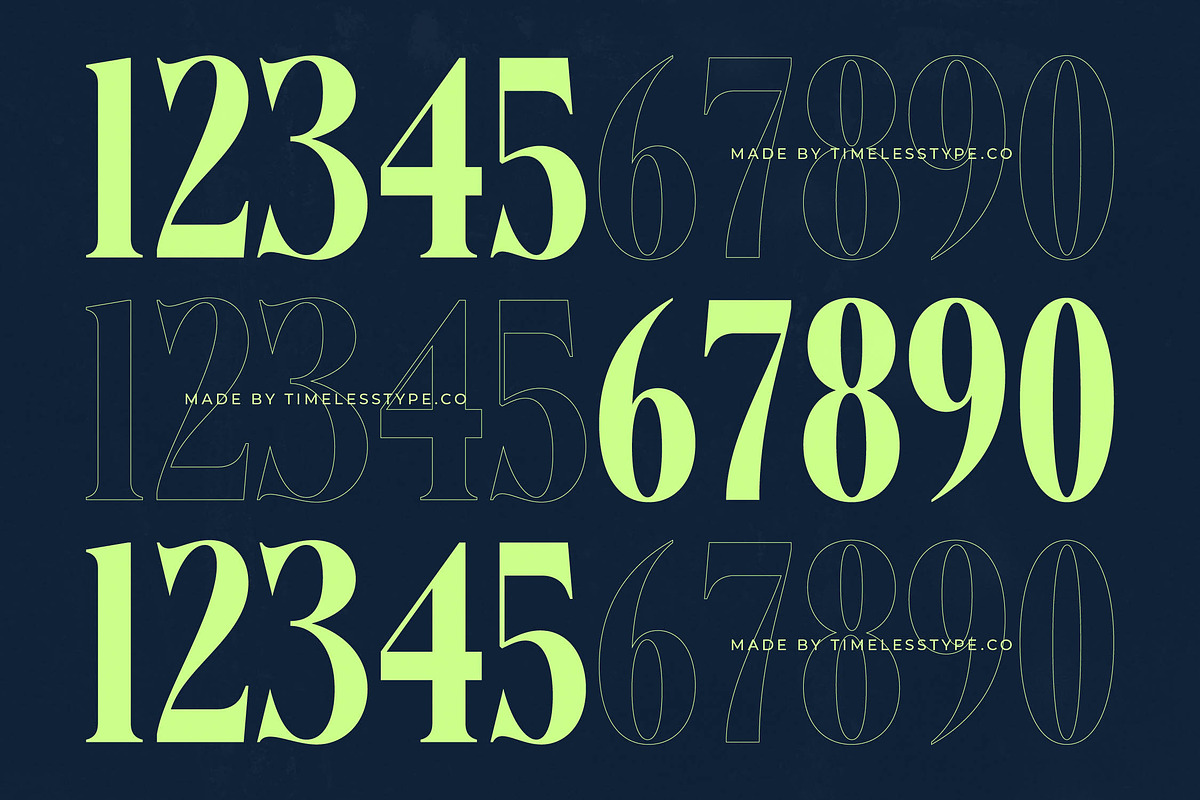 Bralge Modern Display Serif Font, a Serif Font by timelesstype.co (Photo 12 of 20)
