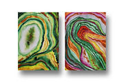 Agate 2 watercolor collection, a Texture Graphic by digital_essence (Thumbnail 5 of 12)