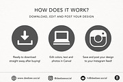 Spiritual Instagram Templates Canva, a Social Media Template by DeeBeeDesign (Thumbnail 10 of 10)