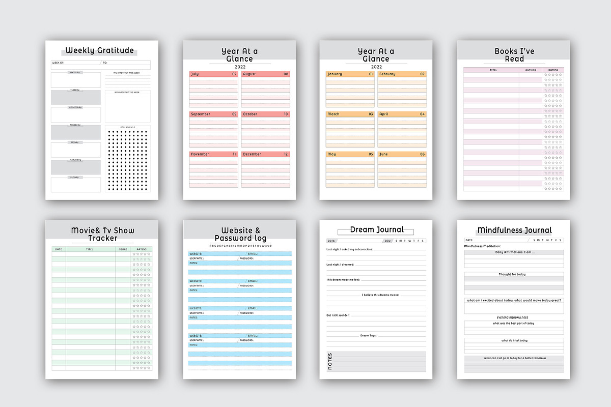 Ultimate Planner Bundle Pack 2024-27, a Stationery Template by obayes (Photo 11 of 16)