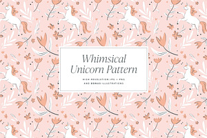 Whimsical Unicorn Pattern